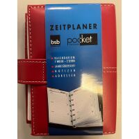 Kalender 2027 Pocket Terminplaner A7 Pocket - Kunststoff...
