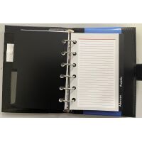 Kalender 2027 Pocket Terminplaner A7 Kunststoff Fashion dunkelbraun-scharz