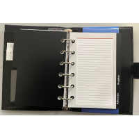 Kalender 2027 Pocket Terminplaner A7 Kunststoff Fashion dunkelbraun-scharz