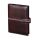 Kalender 2027 Pocket Terminplaner A7 Kunststoff Fashion dunkelbraun-scharz