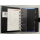 Kalender 2027 Pocket Terminplaner A7 Kunststoff Fashion dunkelbraun-scharz