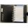 Kalender 2027 Pocket Terminplaner A7 Kunststoff Fashion dunkelbraun-scharz