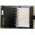 Kalender 2027 Pocket Terminplaner A7 Kunststoff Fashion dunkelbraun-scharz