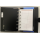 Kalender 2027 Pocket Terminplaner A7 Kunststoff Fashion dunkelbraun-scharz