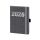 Kalender 2027 V-Book Buchkalender A5 Hardcover Leinen grau UVP: 14,99