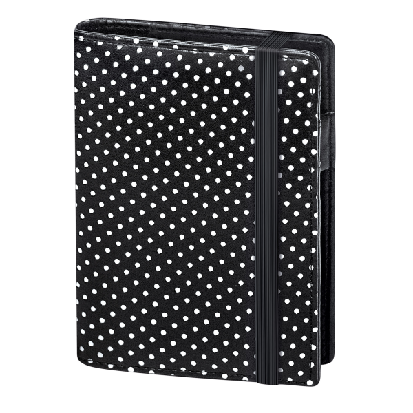 Kalender 2027 Pocket Terminplaner A7 Pocket Softfolie Punkte schwarz-weiss UVP: 17,49