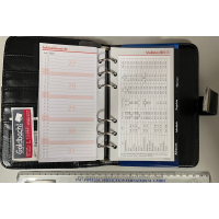Kalender 2027 Terminplaner Kompakt Softfolie CLASSIC schwarz Privacy UVP: 29,49