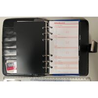 Kalender 2027 Terminplaner Kompakt Softfolie CLASSIC schwarz Privacy UVP: 29,49