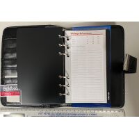 Kalender 2027 Terminplaner Kompakt Softfolie CLASSIC schwarz Privacy UVP: 29,49
