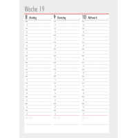 Kalender 2027 Ersatzeinlagen Business A4 Kalendarium (1...