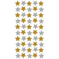 Sticker - 9x17,5 cm - Weihnachten - Glitter-Sticker 50...