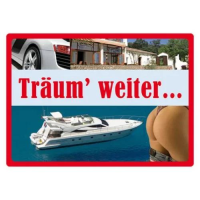 Kipis Selbsthaftende Schilder Träum weiter... UVP:...
