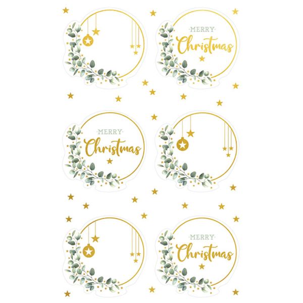 Sticker Aufkleber Christmas Style Merry Christmas