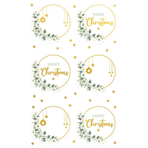 Sticker Aufkleber Christmas Style Merry Christmas