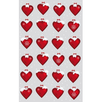 Weihnachten -  Sticker im Format 7,8 x 12,5 cm -...