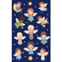 Weihnachten -  Sticker im Format 7,8 x 12,5 cm – Engel