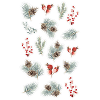 Weihnachten -  Sticker im Format 7,8 x 12,5 cm –...