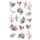 Weihnachten -  Sticker im Format 7,8 x 12,5 cm – X-mas nature