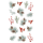 Weihnachten -  Sticker im Format 7,8 x 12,5 cm – X-mas nature