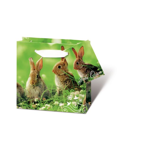 Tasche klein Hase im Gras - CD-Format - Ostern