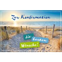 Konfirmation die besten Wünsche Strand...