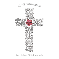 Konfirmation Kreuz aus Fischen Kreuzen Schiffe...