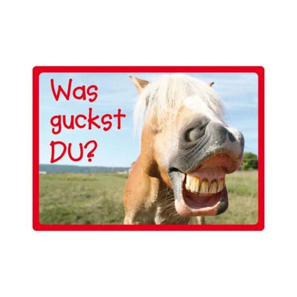 Kipis Selbsthaftende Schilder Was guckst DU? UVP: € 2,95