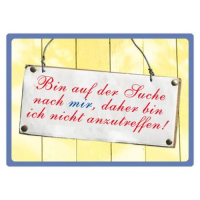 Kipis Selbsthaftende Schilder Bin auf der Suche... UVP:...