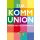 Kommunion Herzlichen Glückwunsch bunte Karo Regenbogenfisch Glückwunschkarte mit Briefumschlag