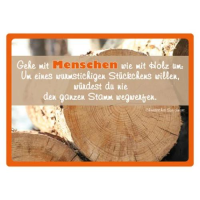 Kipis Selbsthaftende Schilder Holzstamm UVP: € 2,95