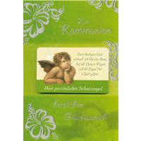 Kommunion Engel Blätter aus Silberfolie...