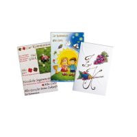 Kommunion Mehrfachpackung 3 Glückwunschkarten mit...