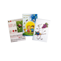 Kommunion Mehrfachpackung 3 Glückwunschkarten mit...