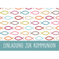 Einladungen zur Kommunion 5 Karten 5 Umschläge im...