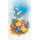 Ostern Küken auf Eiern Blumen Glückwunschkarte mit Briefumschlag Küken und Blumen