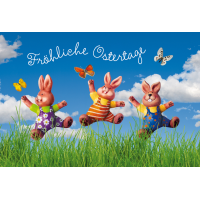 Ostern - Glückwunschkarte im Format 11,5 x 17 cm mit...