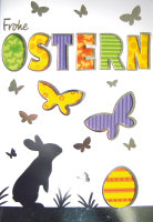Ostern - Beautiful Colours - Glückwunschkarte im...