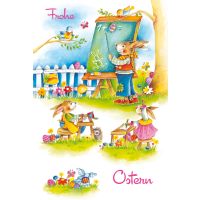 Ostern - Glückwunschkarte im Format 11,5 x 17 cm mit...