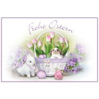Ostern - Glückwunschkarte im Format 11,5 x 17 cm mit...
