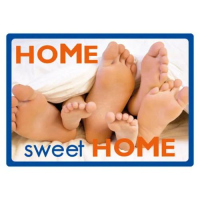Kipis Selbsthaftende Schilder Home sweet Home!...
