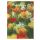 Ostern bunte Blumenwiese Glückwunschkarte mit Briefumschlag