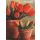 Ostern Tulpen in Blumenvase Glückwunschkarte mit Briefumschlag
