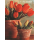 Ostern Tulpen in Blumenvase Glückwunschkarte mit Briefumschlag