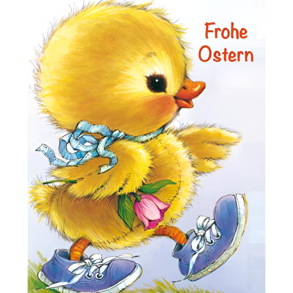 Ostern Minikarte Grußkarte mit Umschlag  Küken Frohe Ostern