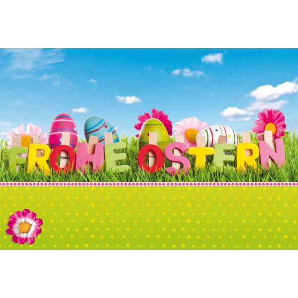 Ostern - Glückwunschkarte im Format 11,5 x 17 cm mit Briefumschlag