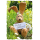 Ostern Stoffhase auf Wiese mit Schild Glückwunschkarte mit Briefumschlag