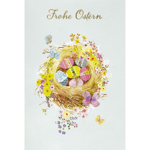 Ostern - Glückwunschkarte im Format 11,5 x 17 cm mit Briefumschlag