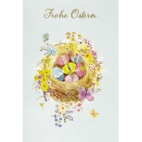 Ostern - Glückwunschkarte im Format 11,5 x 17 cm mit...