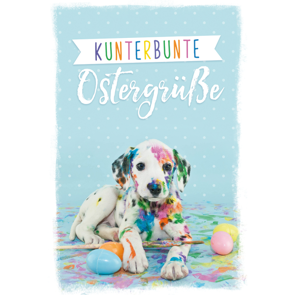 Ostern - Glückwunschkarte im Format 11,5 x 17 cm mit Briefumschlag