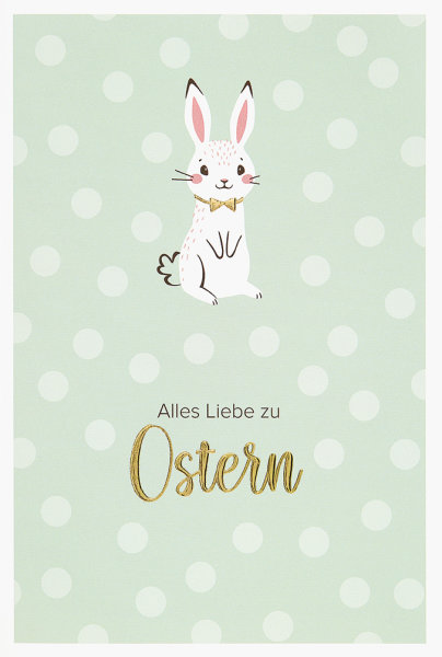 Ostern - Glückwunschkarte im Format 11,5 x 17 cm mit Briefumschlag